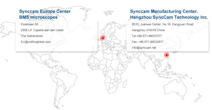 Phone：0086-18658855895    0086-13588899218 Fax： 0086-571-56660166   Email：jerry@synccam.net alfred.shen@synccam.net Add: No.600, 21th street, HEDA, Hangzhou 310018 China.